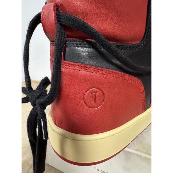 Collegium Pillar Destroyer Shoes Mens Size 46 Made In Italy Leather High Top main image 6